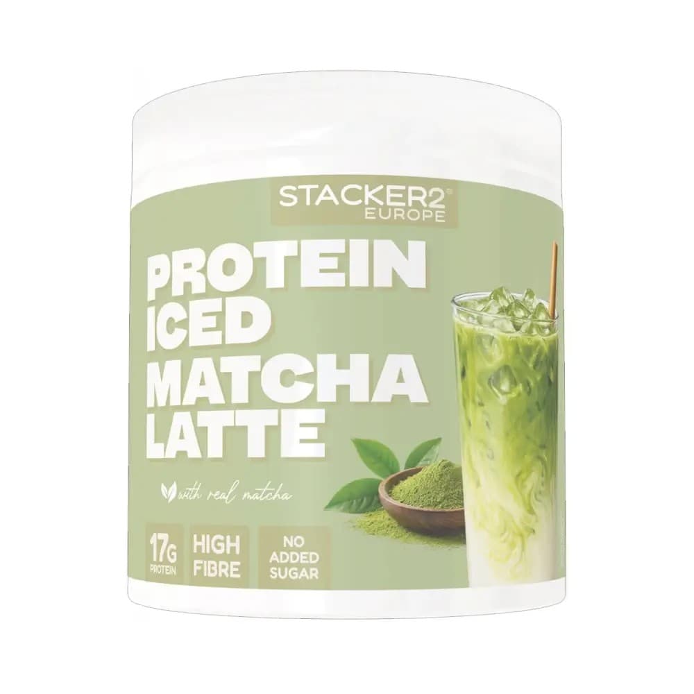 Stacker2 - Protein Iced Matcha Latte – Stacker2 Verpackung