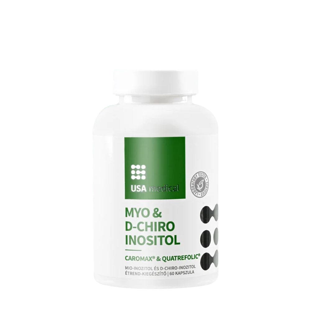 USA Medical Myo & D-Chiro Inositol 1000mg - 60 cápsulas
