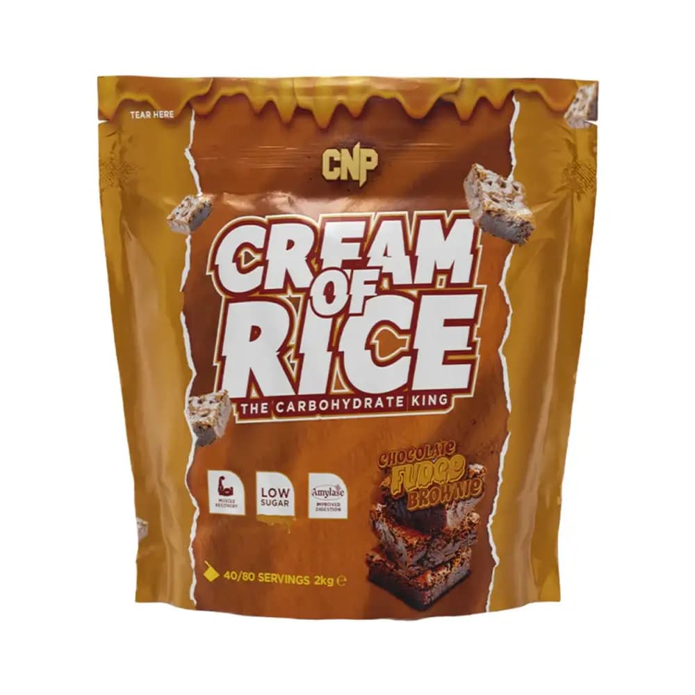 Cnp - Cream of Rice - Fudge Brownie - 2kg – Cnp förpackning