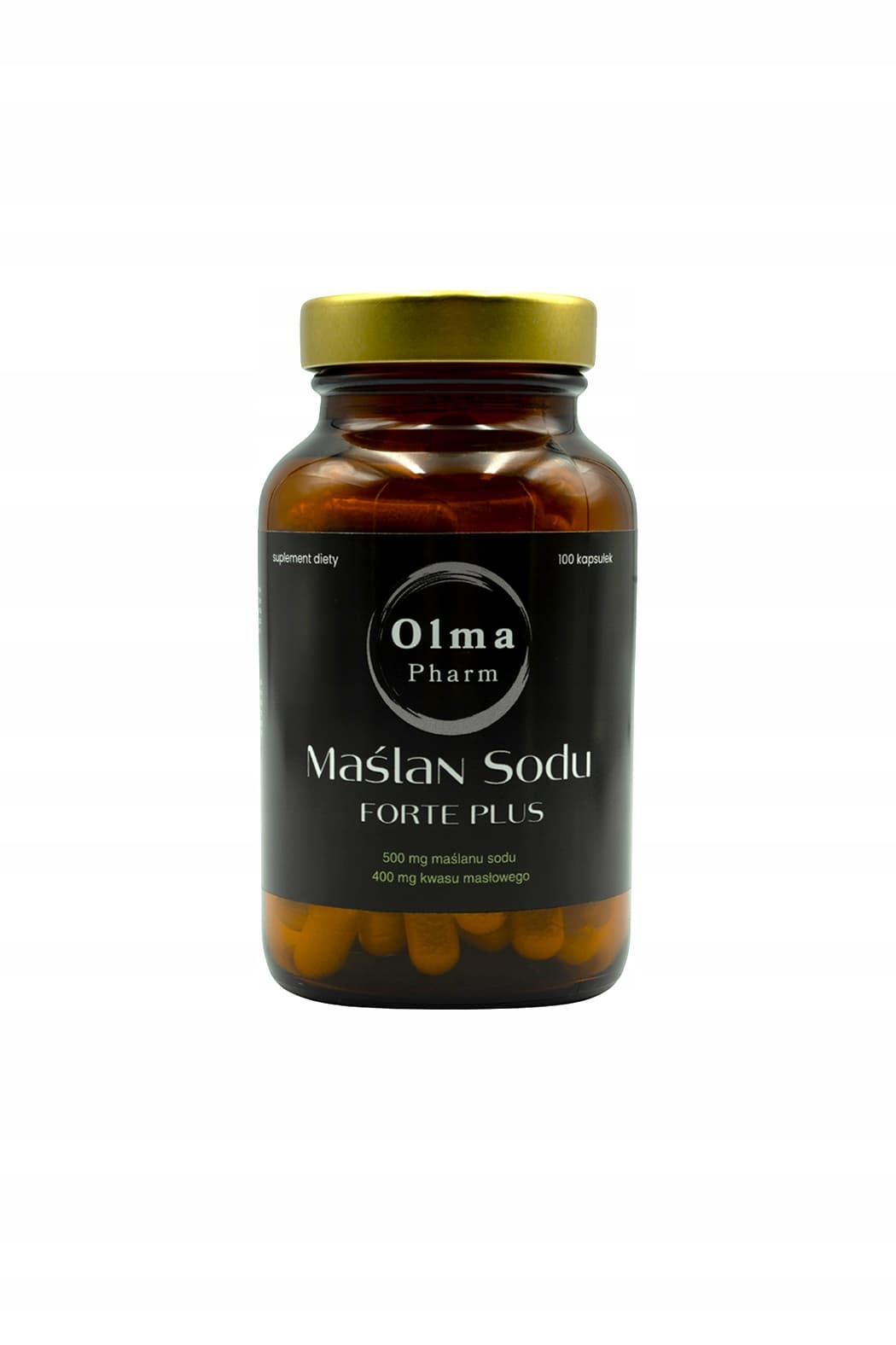 Olma Pharm - Sodium Butyrate Fort - 100 Caps – Olma Pharm förpackning