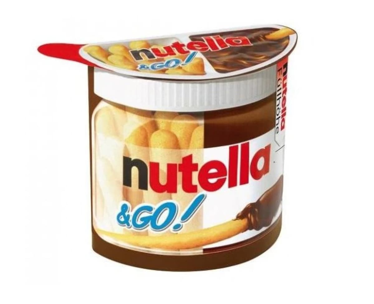 Nutella - & GO z paluszkami 52 g – Nutella förpackning