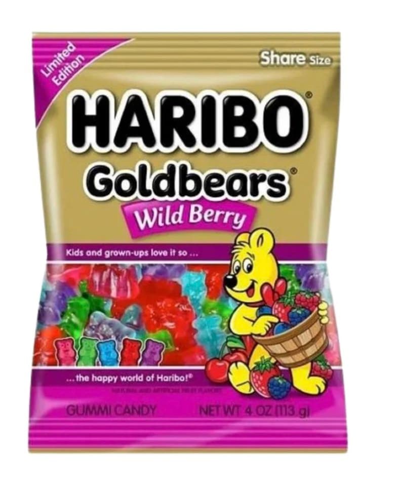 Haribo Goldbaren wild berry żelki 80 g | FMCG-TRADE – HARIBO packaging