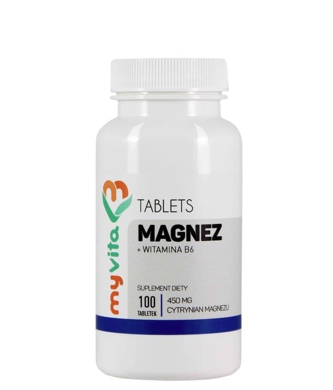 MyVita - Magnez + Witamina B6 Tabletki – MyVita opakowanie