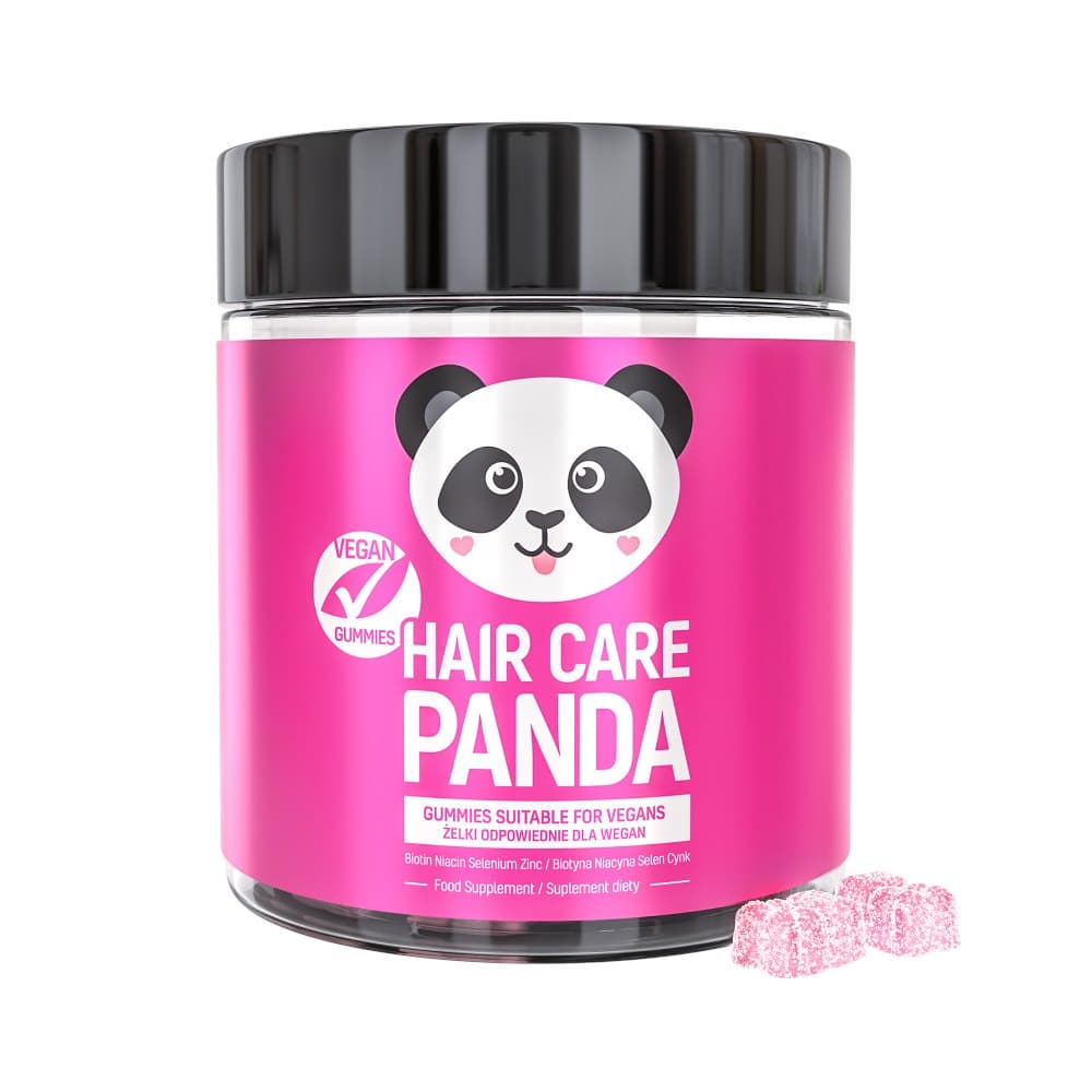 Noble Health Hair Care Panda - Vitamines végétaliennes pour cheveux et peau 300 g – Noble Health emballage