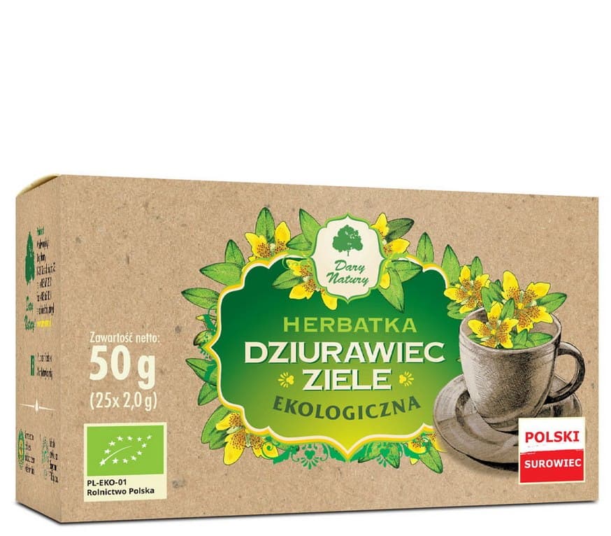 Dary Natury - Organic St. John'S Wort – Dary Natury förpackning