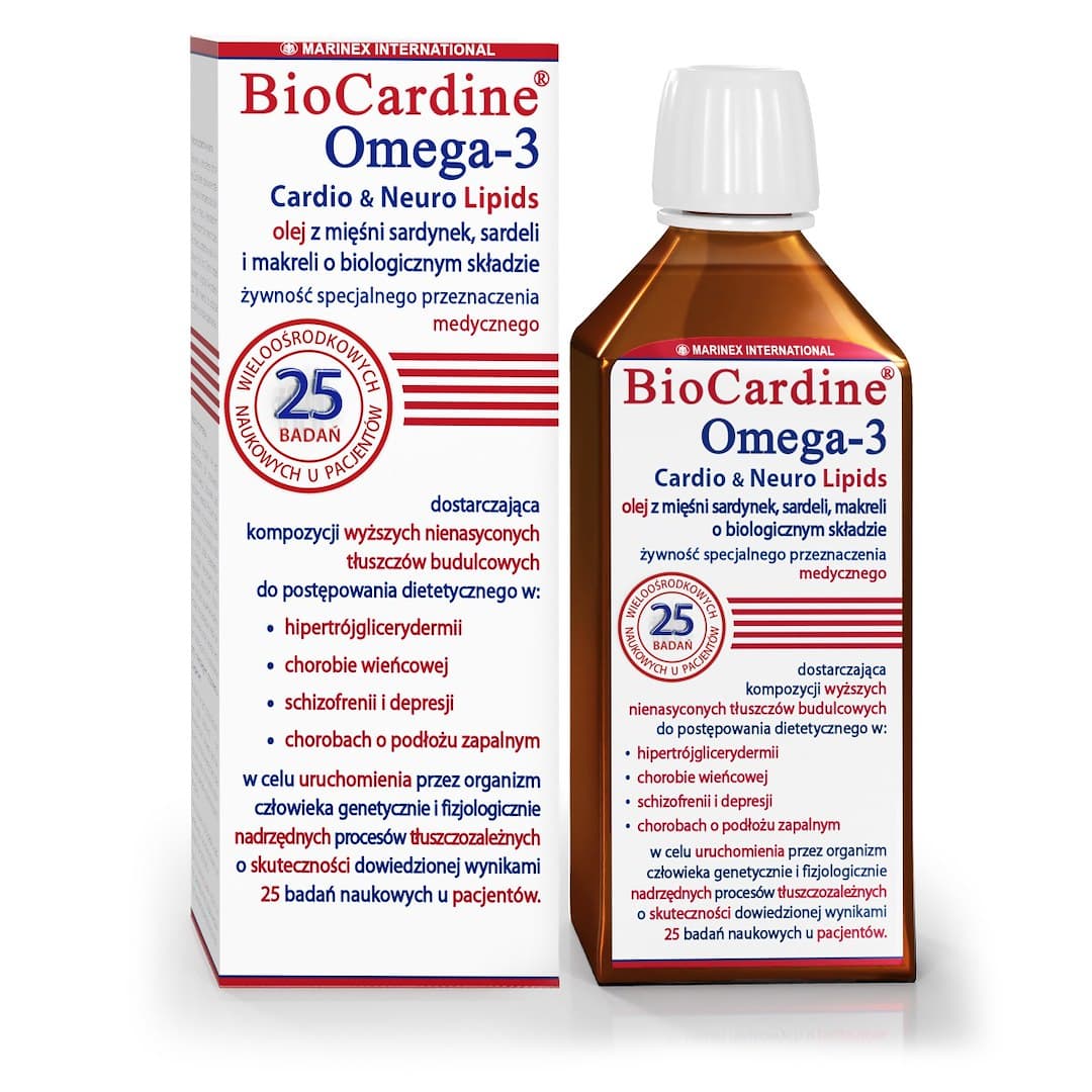 Marinex International - Biocardine Omega-3 Cardio & Neuro Lipids – Marinex International packaging