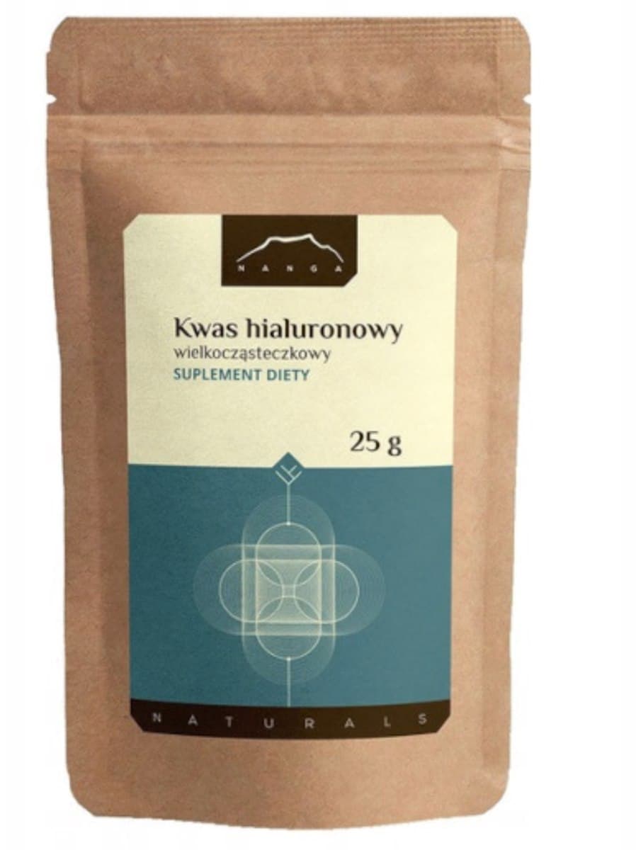 NANGA - Kwas hialuronowy - suplement wspierający nawilżenie skóry – NANGA opakowanie