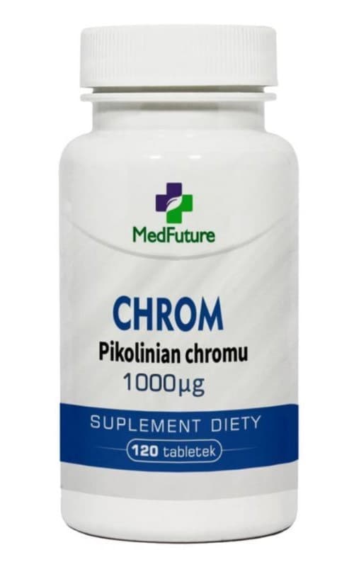 MedFuture Chrom Pikolinat Chrom 1000µg 120 Tabletten – MedFuture Verpackung