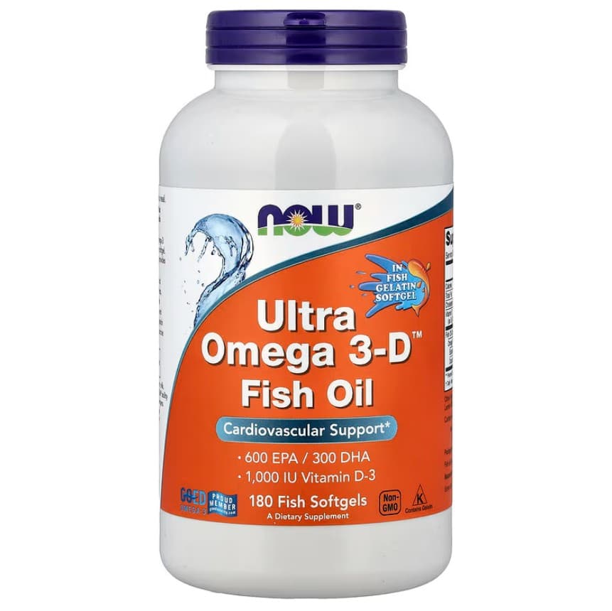NOW Foods Ultra Omega 3-D With Vitamin D-3