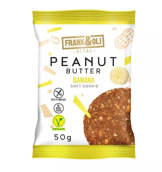 Frank&Oli - Soft Cookie Peanut Butter – Frank&Oli förpackning