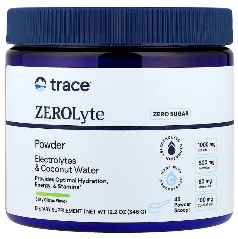 Trace Minerals - ZEROLyte Powder – Trace Minerals empaque