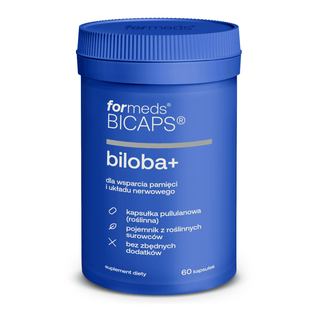 formeds BICAPS - Biloba+ - 60 kapsler – emballage