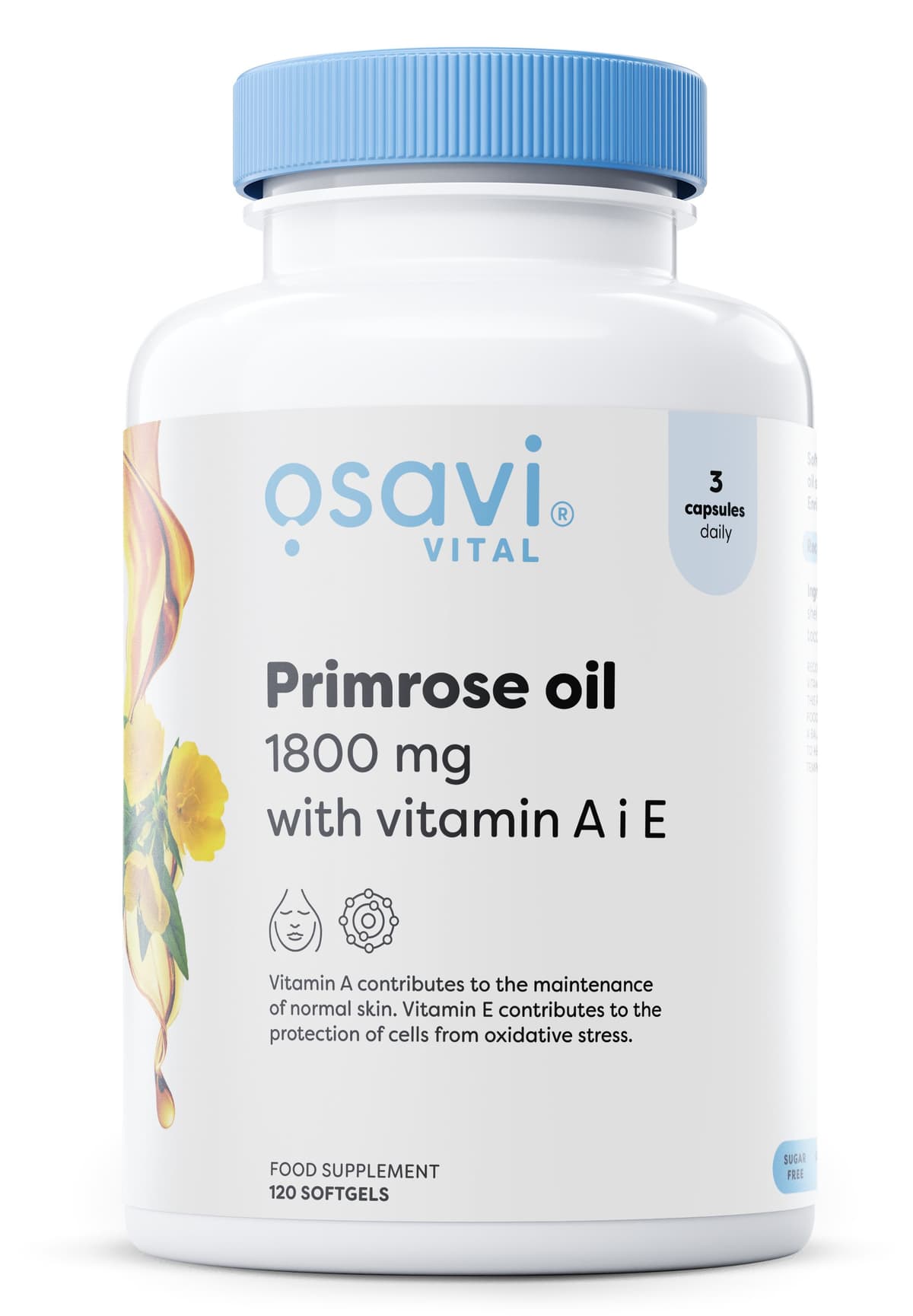 Osavi - Primrose Oil With Vitamin A & E – Osavi förpackning