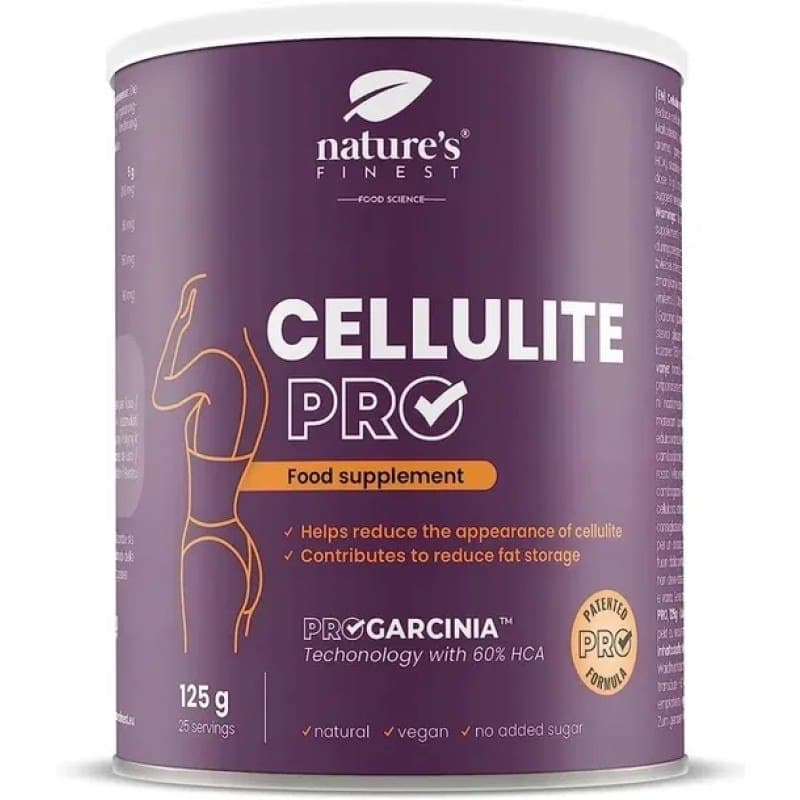 NUTRISSLIM D.O.O. - Nature's Finest Cellulite PRO 125 g – NUTRISSLIM D.O.O. opakowanie