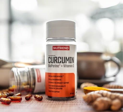 Nutrend - Curcumin BioPerine® + Vitamin D – packaging