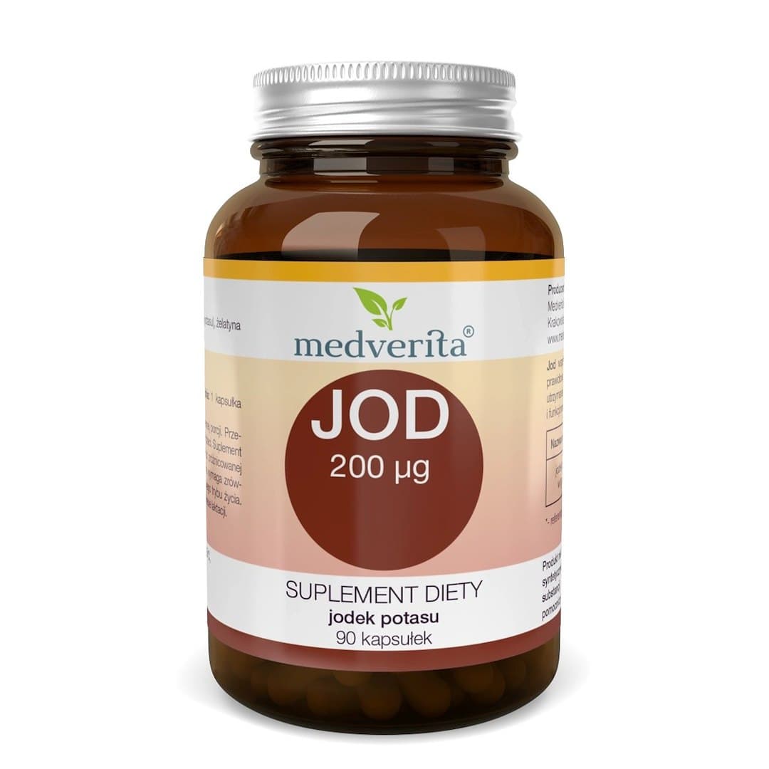 Medverita - Yodo 200 mcg - 90 Cápsulas – Medverita empaque