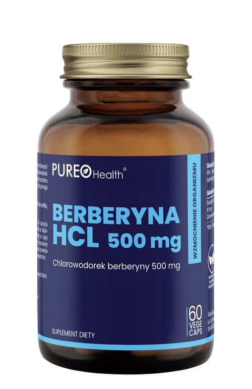 Pureo Health - Berberine HCL - 60 Vege Caps – PUREO Health förpackning