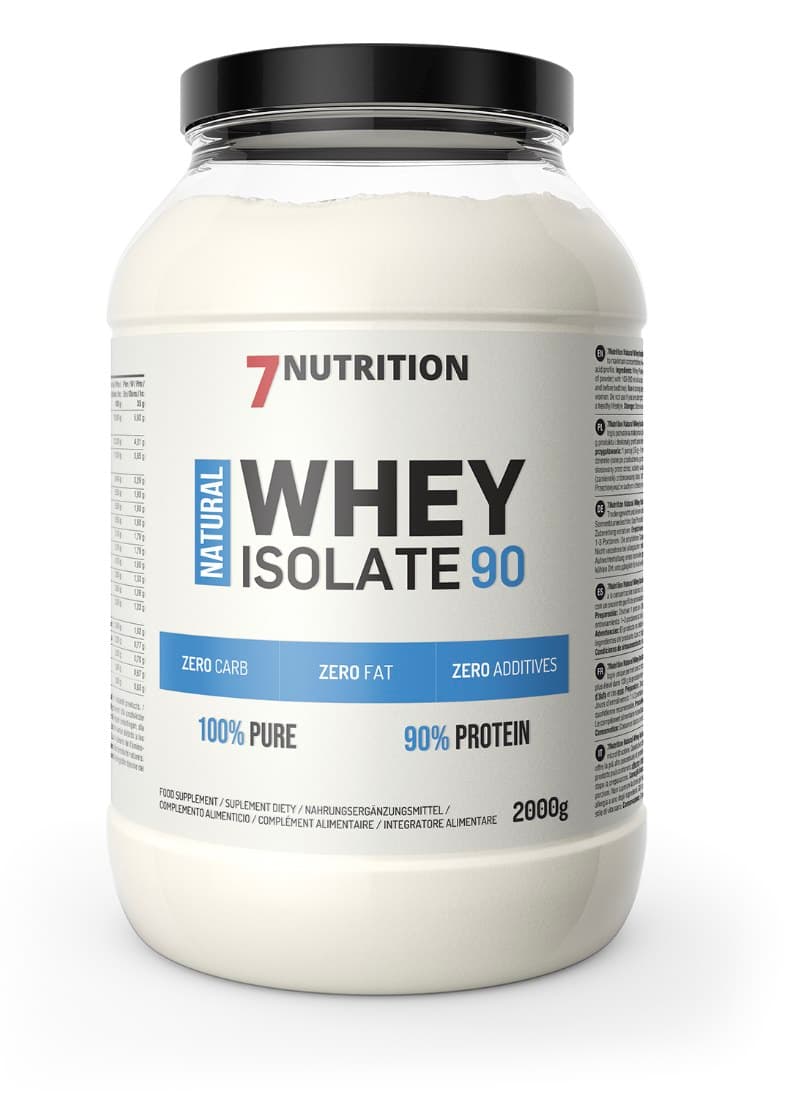 7 Nutrition - Natural WPI Whey Isolate – 7 Nutrition packaging