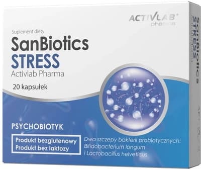 ActivLab SanBiotics Stress 20 capsules – Activlab packaging