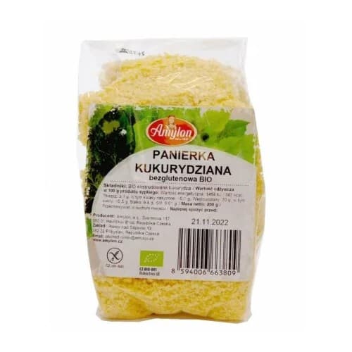 Amylon - Corn Breadcrumb Gluten-Free BIO - 200g – Amylon förpackning