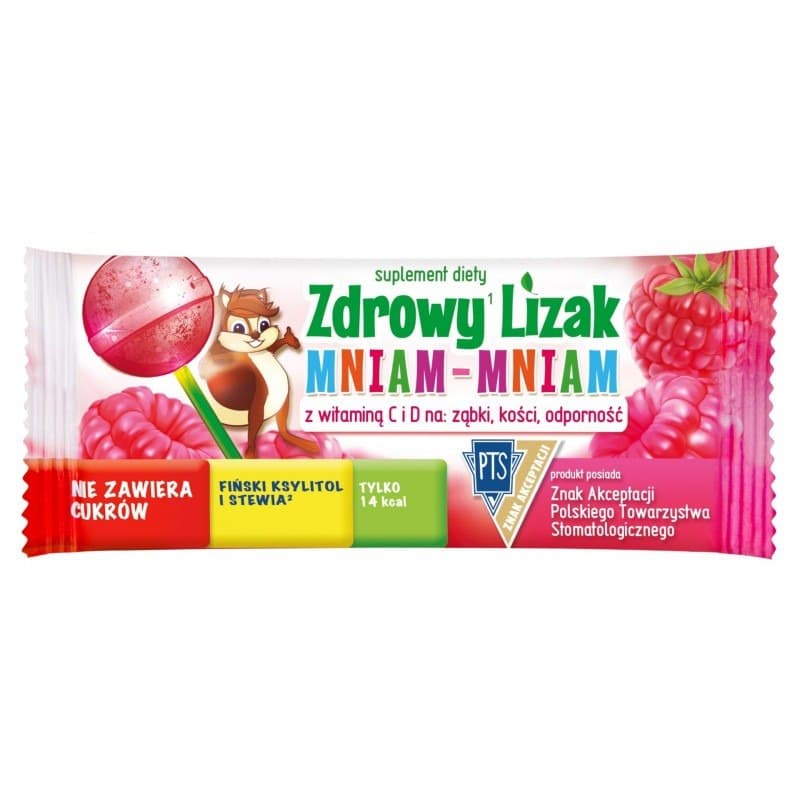 Zdrowy Lizak - MNIAM-MNIAM - Bonbon Santé en Pastille – Zdrowy Lizak emballage