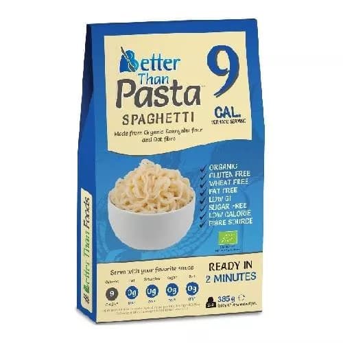 Better Than Foods - Organic Gluten-Free Konjac Tagliatelle 385g – Better Than Foods förpackning
