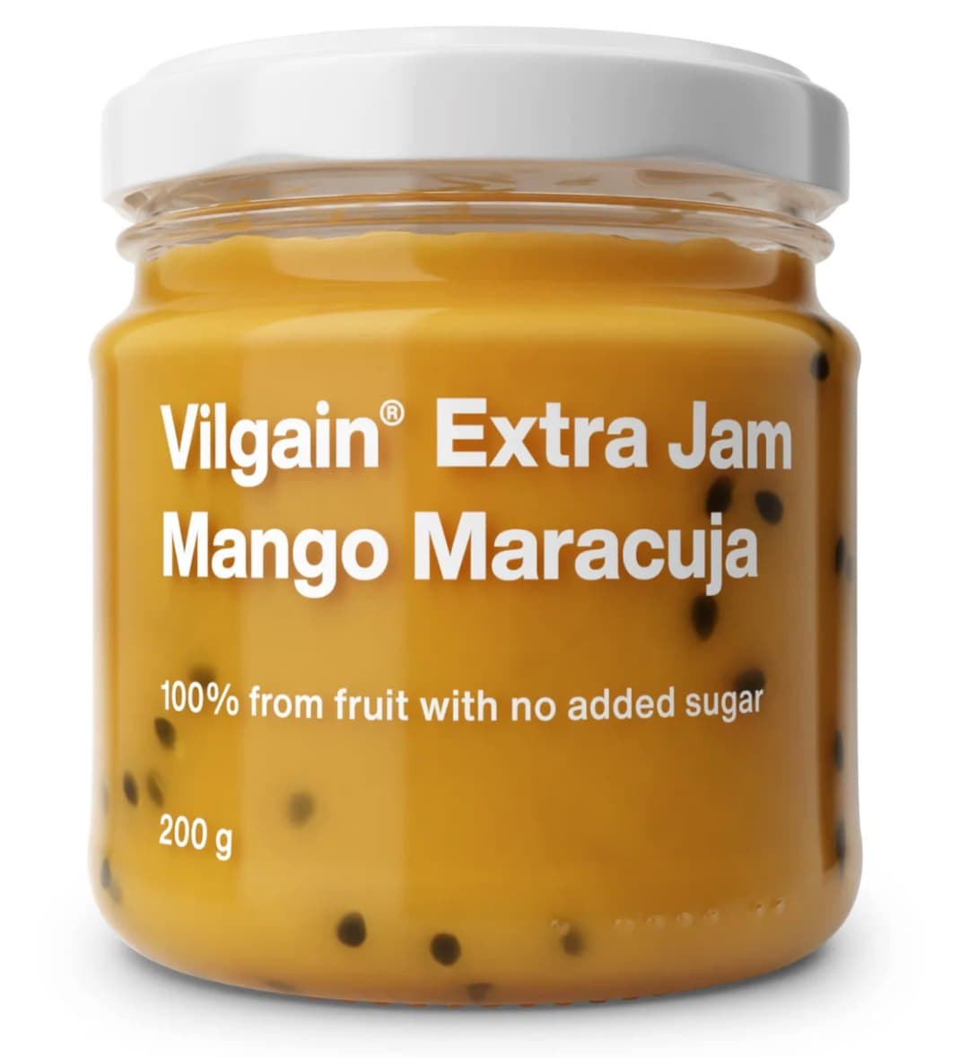 Vilgain Extra Mango & Passion Fruit Jam without added sugar 200 g – Vilgain packaging
