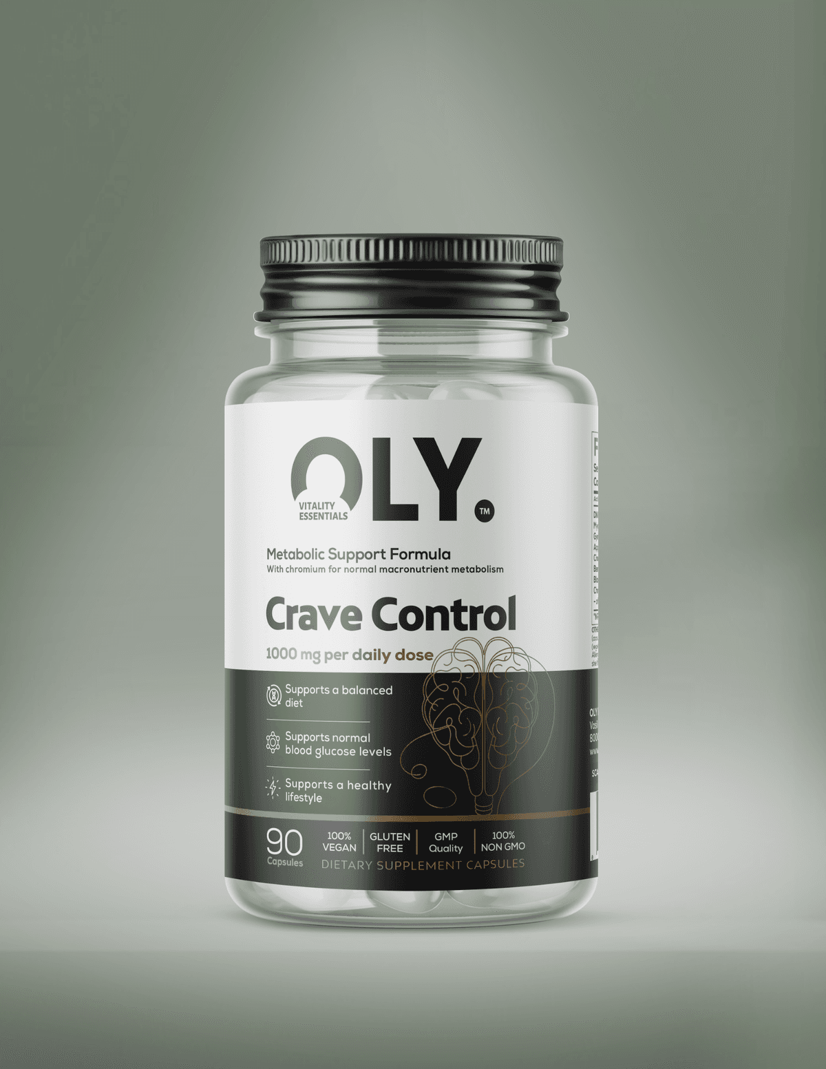 Oly - Crave Control - 1000 mg - 60 vcaps – Oly emballage