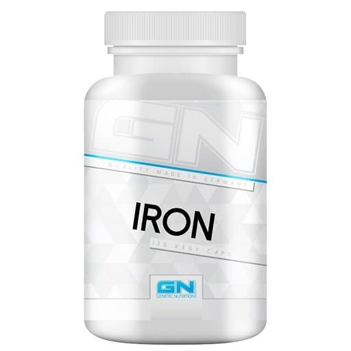 GN Genetic Nutrition - Eisen - 120 Kapseln – GN Genetic Nutrition Verpackung
