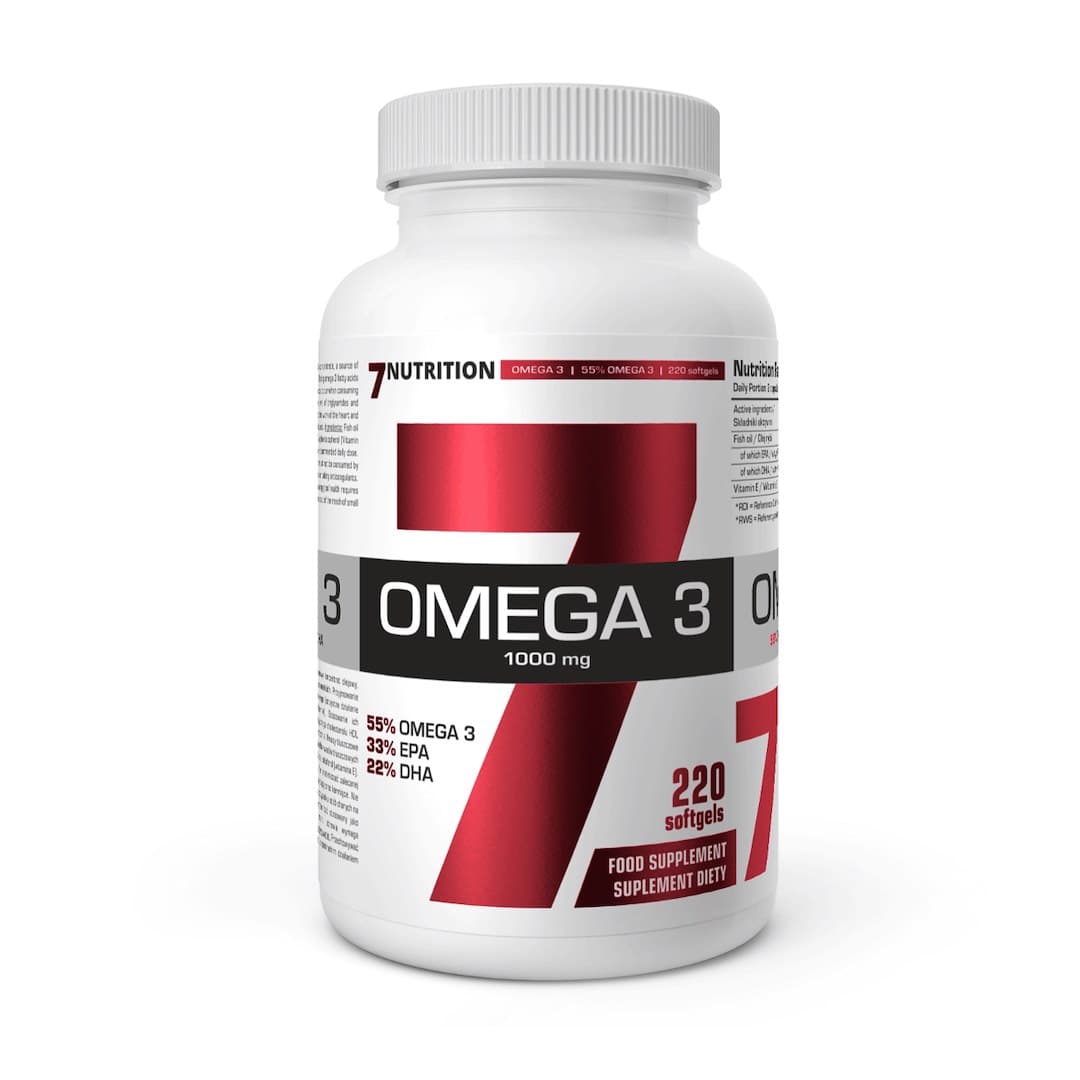 7 Nutrition - Omega-3 55% 1000mg – 7 Nutrition förpackning