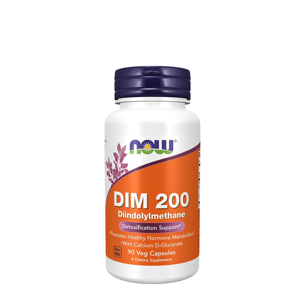 NOW Foods DIM 200 - 90 capsules végétales – NOW Foods packaging