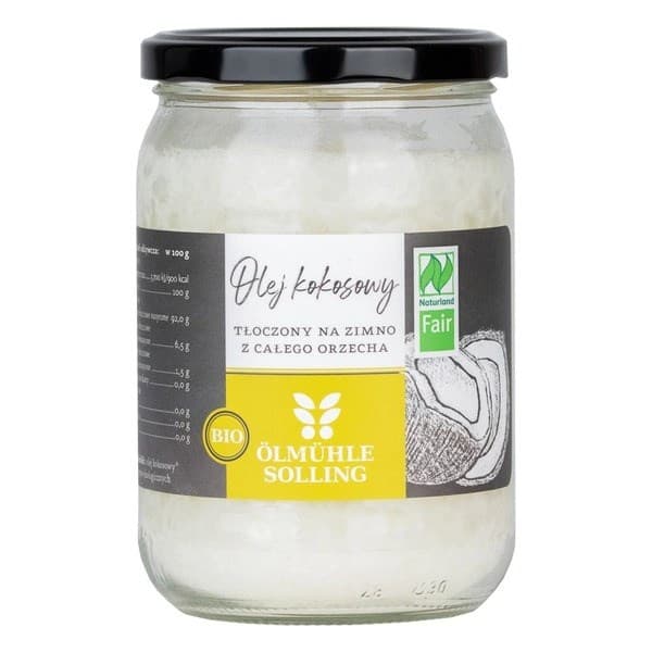 Ölmühle Solling Organic Cold-Pressed Coconut Oil 500ml – Ölmühle Solling packaging