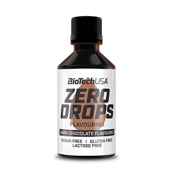 BioTechUSA - Zero Drops, Dark Chocolate - 50ml – BioTechUSA packaging