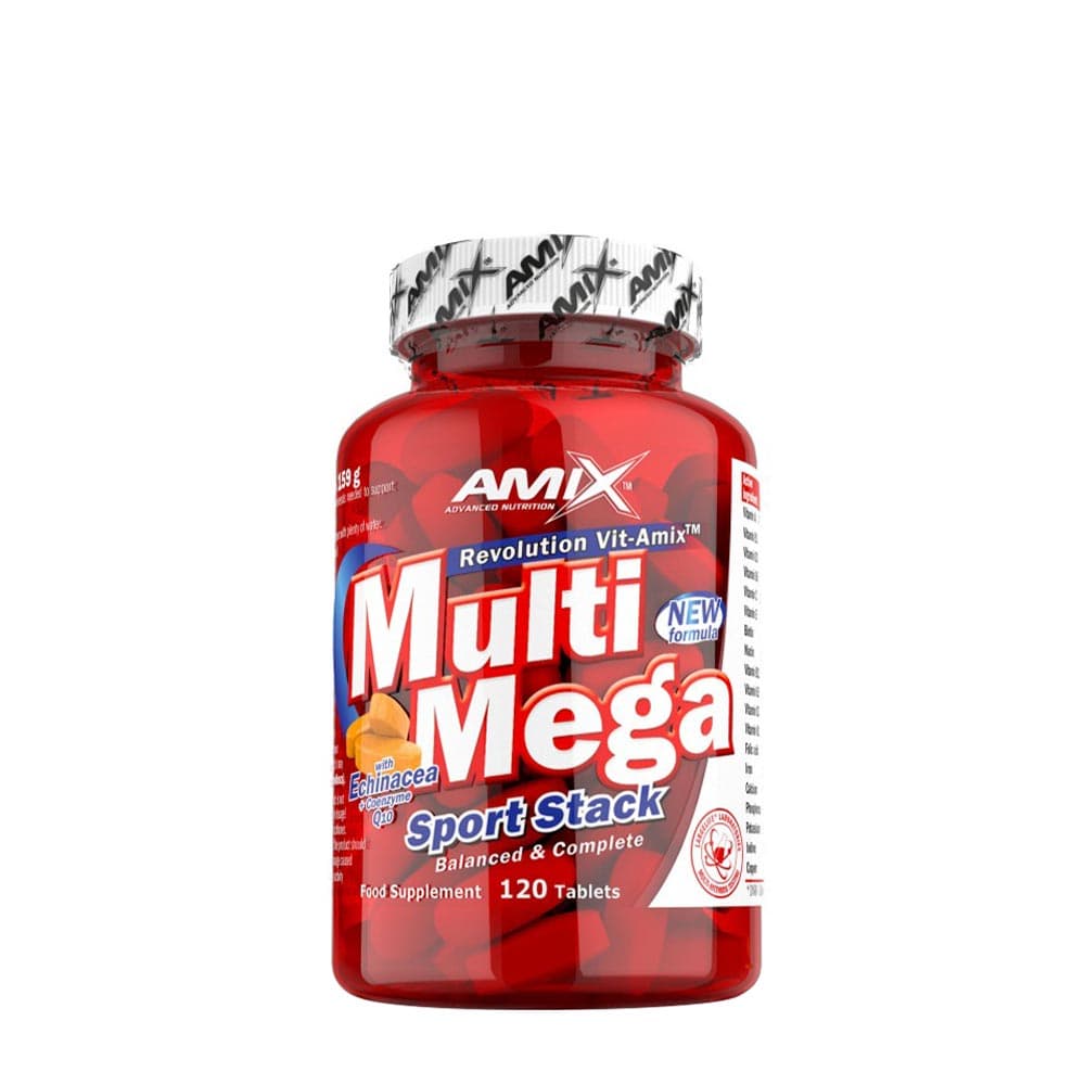 Amix MultiMega Stack 120 compresse – Amix packaging