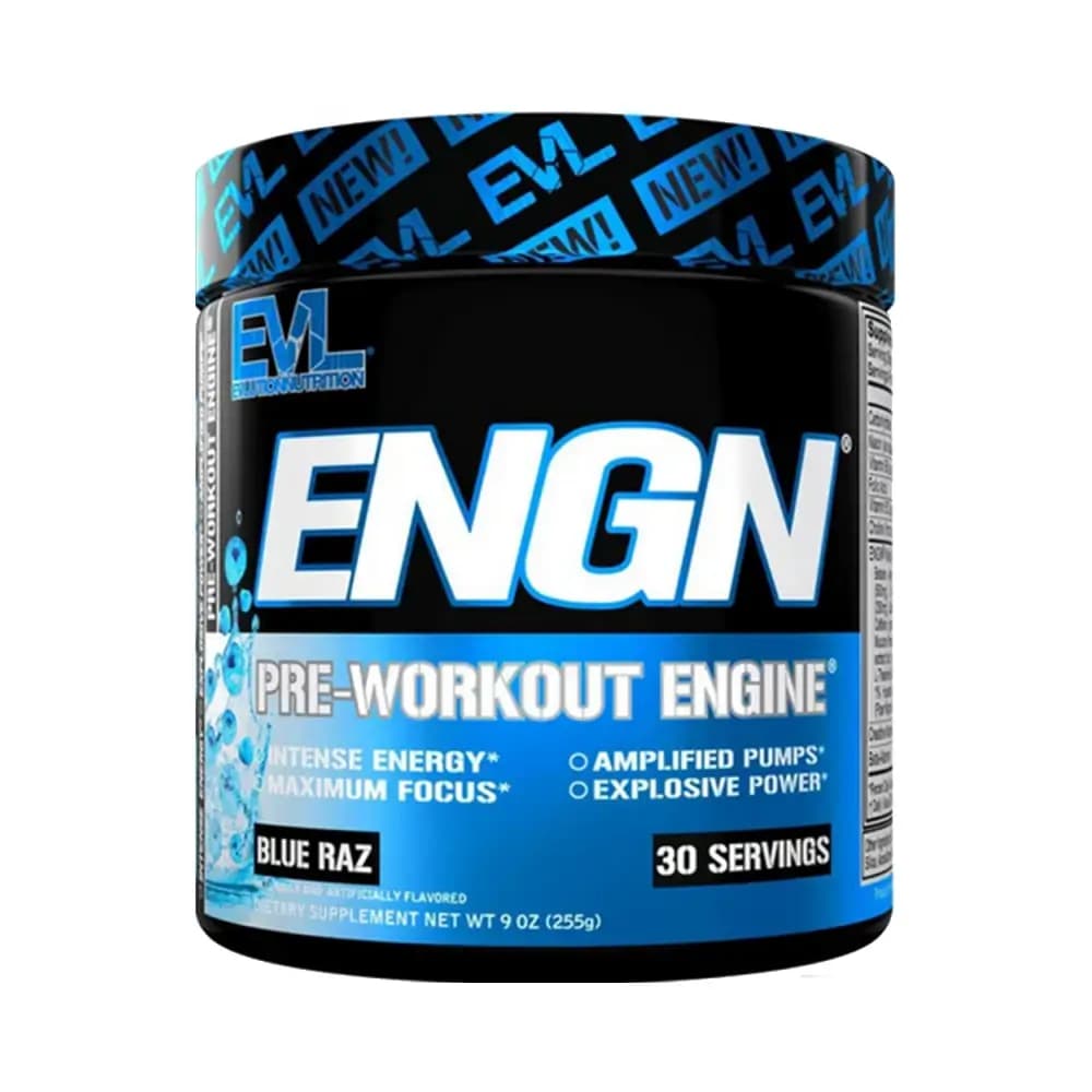 EVLution Nutrition - ENGN - Blue Raz - 9 oz