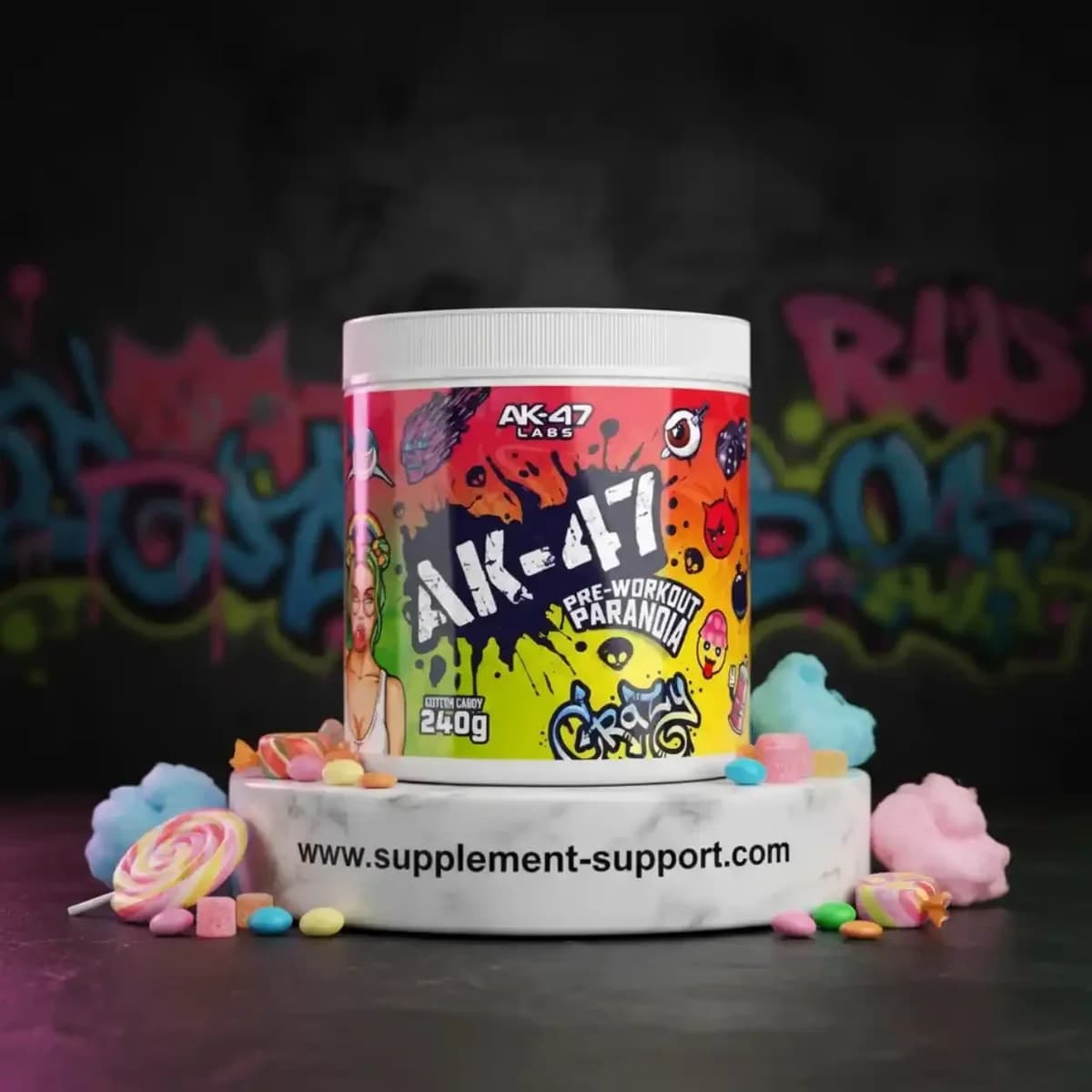 AK-47 Labs - Paranoia pre-workout – verpakking