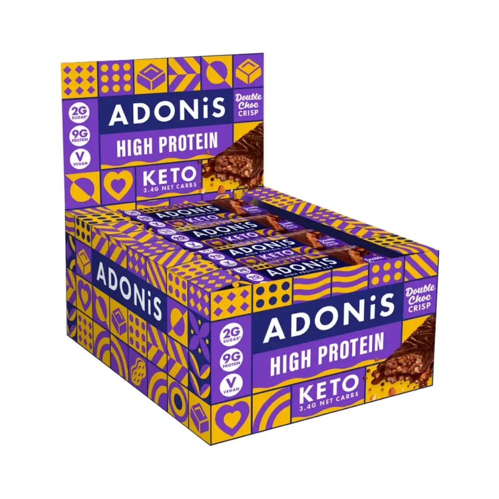 Adonis Foods High Protein Keto Bar – Adonis Foods förpackning