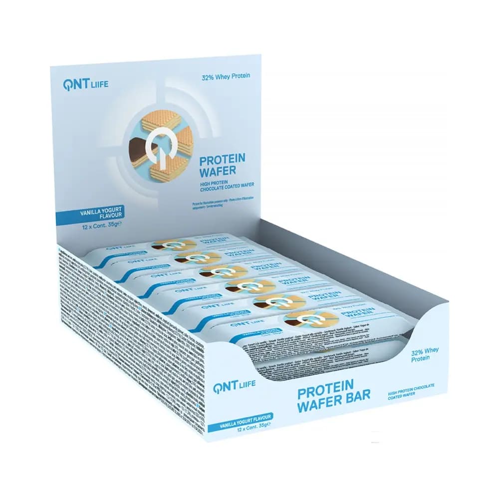 QNT - Protein Waffelriegel (12x35g) – QNT Verpackung