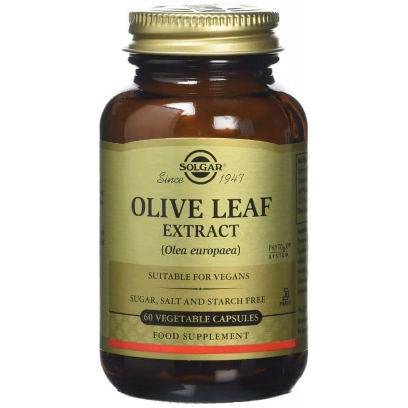 Solgar Olive Leaf Extract 60 capsule – Solgar confezione