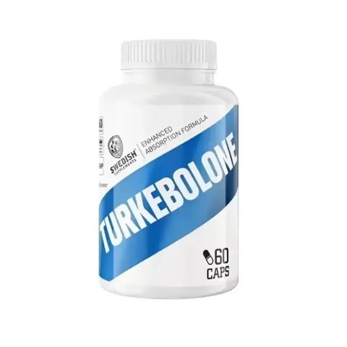 Swedish Supplements - Turkebolone (turkesterona) - 60 cápsulas – empaque