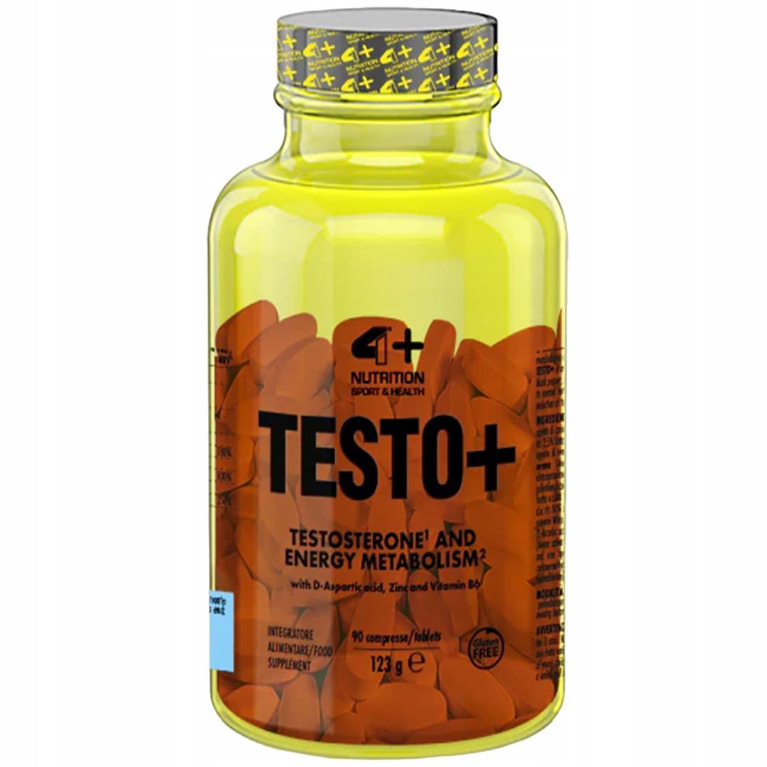 4 Sport Nutrition Testo+ 90 capsules – 4+ Nutrition emballage