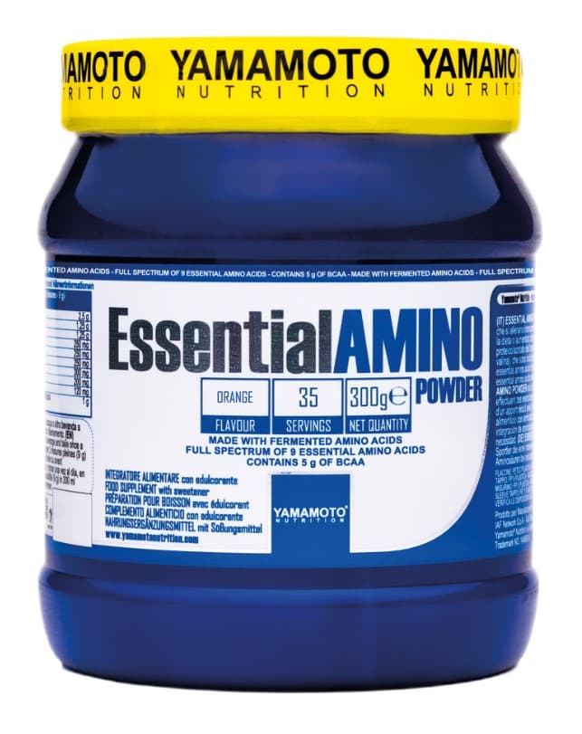 Yamamoto Nutrition Essential Amino – Poudre avec 9 acides aminés essentiels – Yamamoto emballage