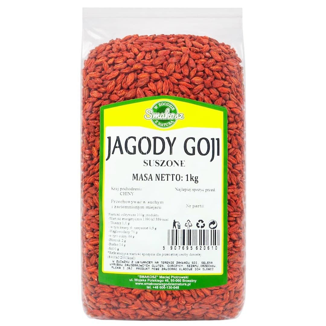 Smakosz - Dried Goji Berries – Smakosz packaging