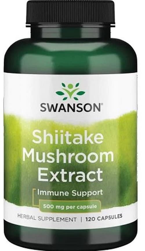 Swanson Shiitake Mushroom Extract 4:1 - 120 Kapseln – Swanson packaging