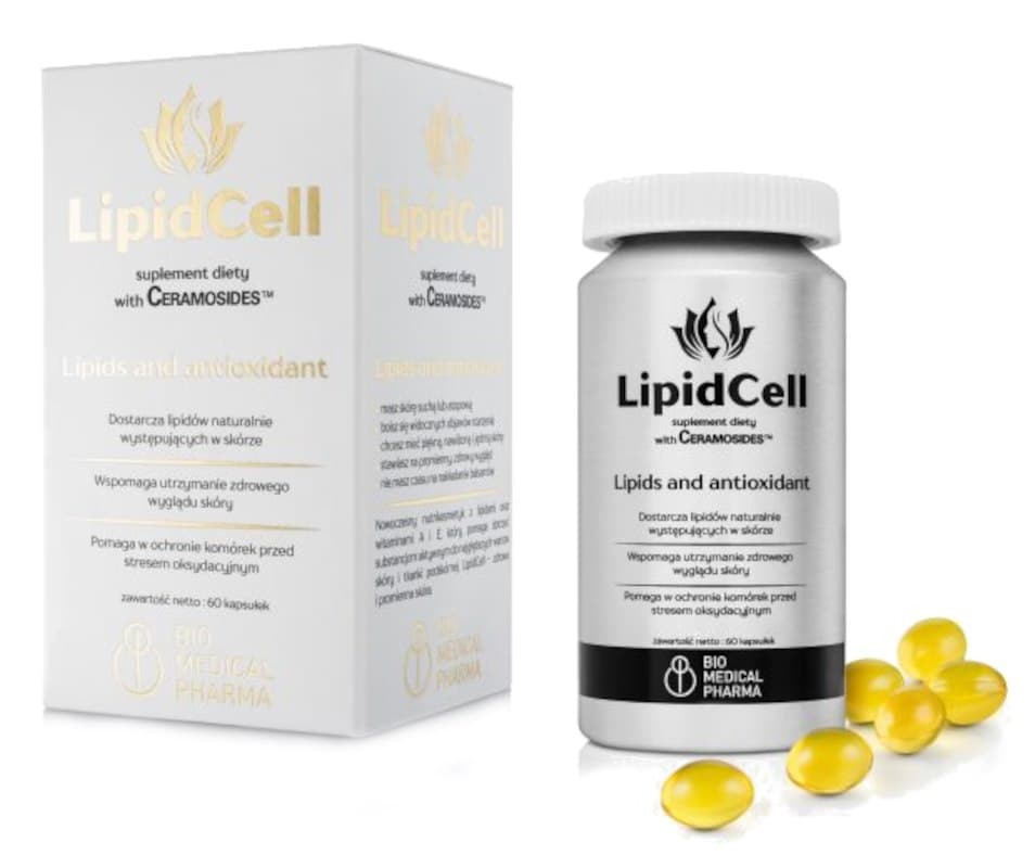 Bio Medical Pharma LipidCell nutrikosmétique aux lipides 60 capsules – Bio Medical Pharma packaging