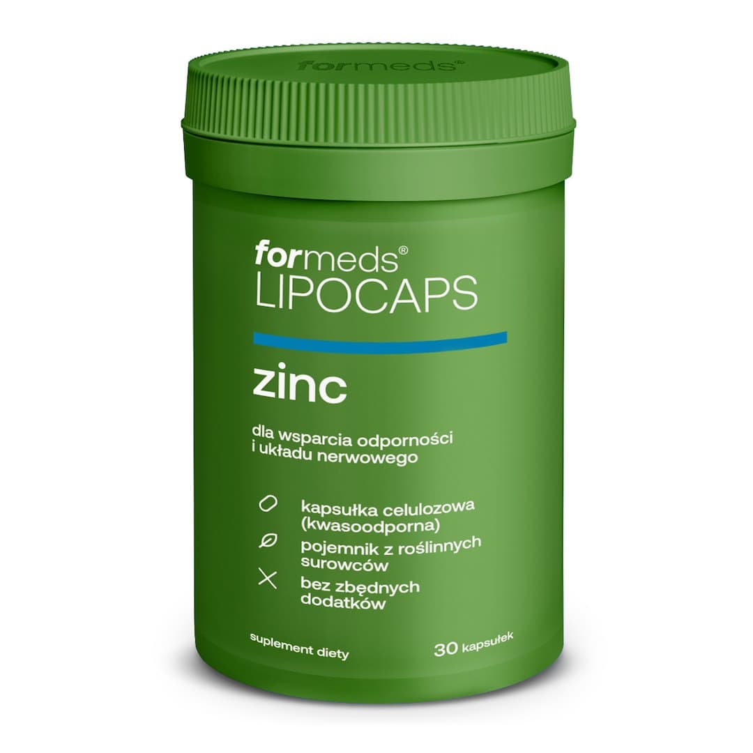 FORMEDS - Lipocaps zink - 30 kapsler – emballage