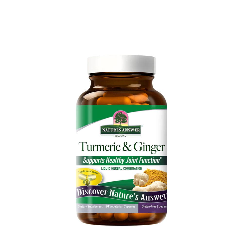 Nature'S Answer Turmeric And Ginger - 90 Vcaps – Nature's Answer förpackning
