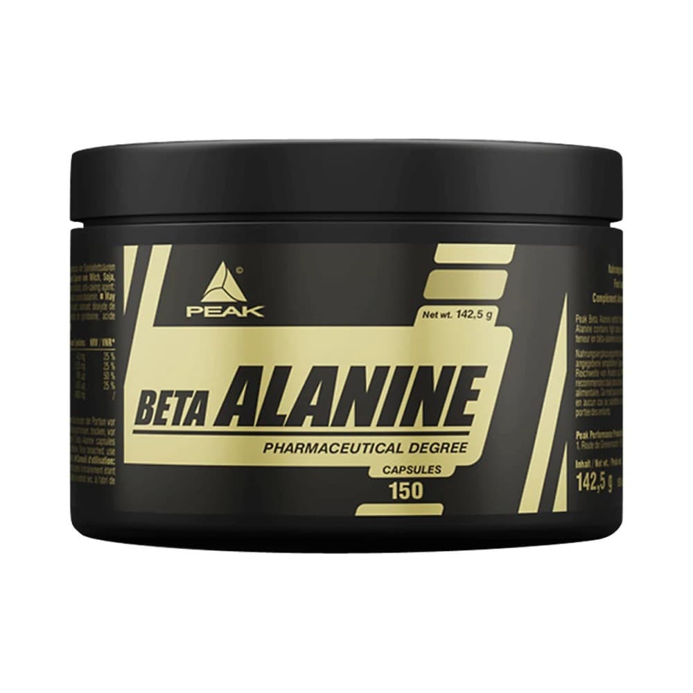Peak Performance - Bêta-Alanine - Standard - 142,5g / 150 Caps – Peak emballage