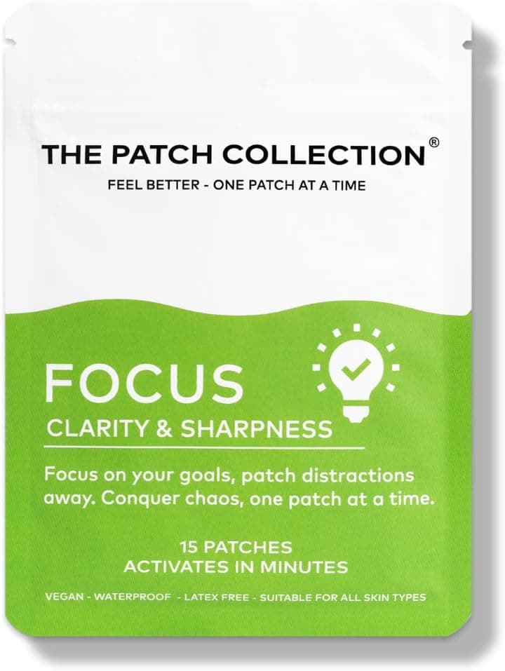 The Patch Collection - Niacin, Matcha and Folate Patches - 15 Patches – packaging