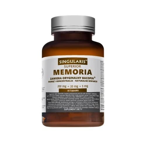 Singularis Memoria - pamięć i koncentracja 60 kapseln – Singularis Verpackung